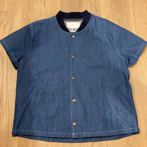 OAK AND FORT Denim Jacket Vest - Picture 2 of 3